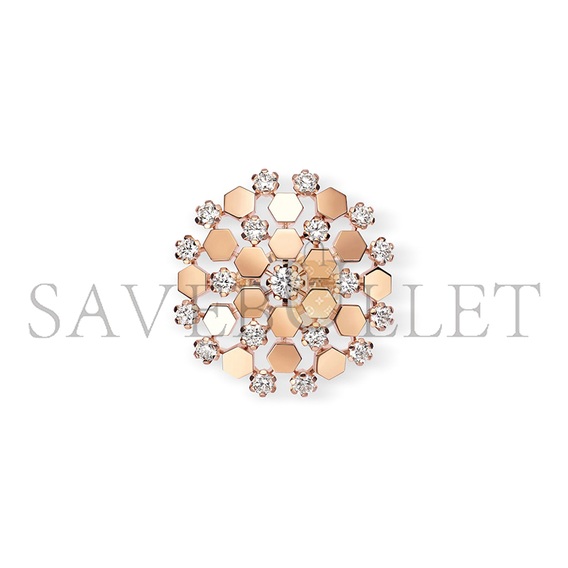 CHAUMET ROSE GOLD AND DIAMOND BEE DE CHAUMET RING 085391